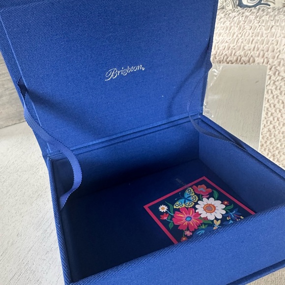 Brighton French Garden Jewelry Box in Blue - Picture 3 of 6